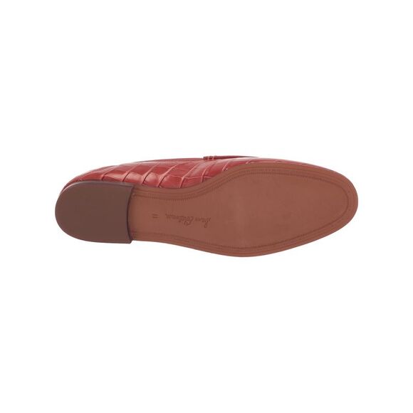 NWT SAM EDELMAN Womens Red Horsebit Loraine Slip On Leather Loafers 9.5 M - Picture 4 of 5